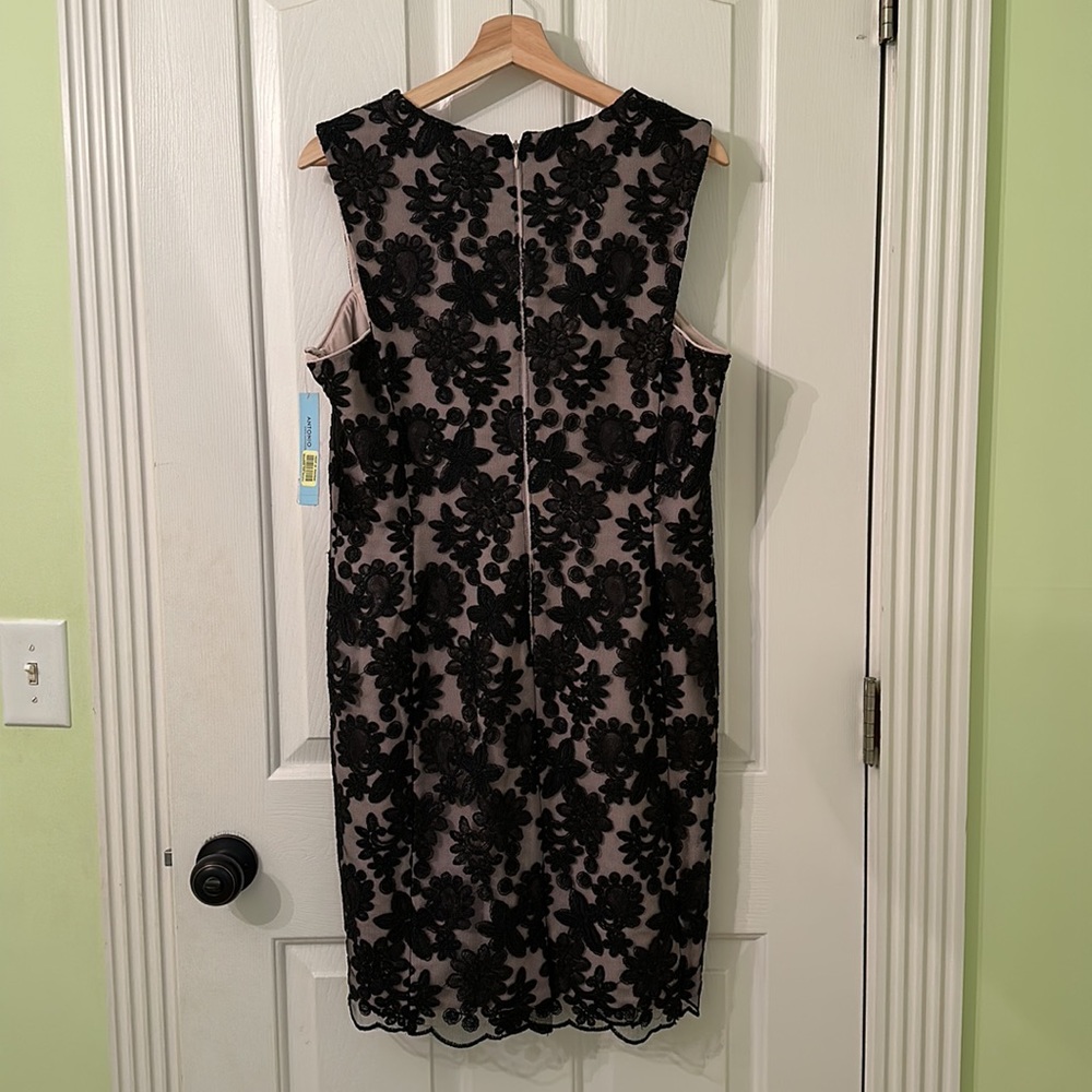 NWT Antonio Melani Jodie Black Dress Size 10 - Picture 3 of 10